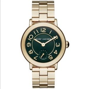 Marc Jacobs Accessories - New Marc Jacobs Riley round face gold watch Marc Jacobs Accessories - New Marc Jacobs Riley round face gold watch